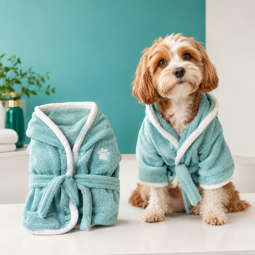 Absorbent Pet Bathrobe
