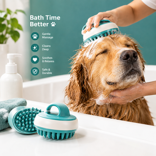 Bath Time Brush & Massager