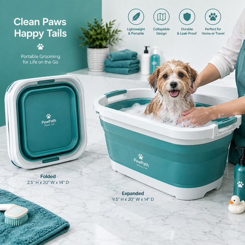 Collapsible Travel Grooming Tub