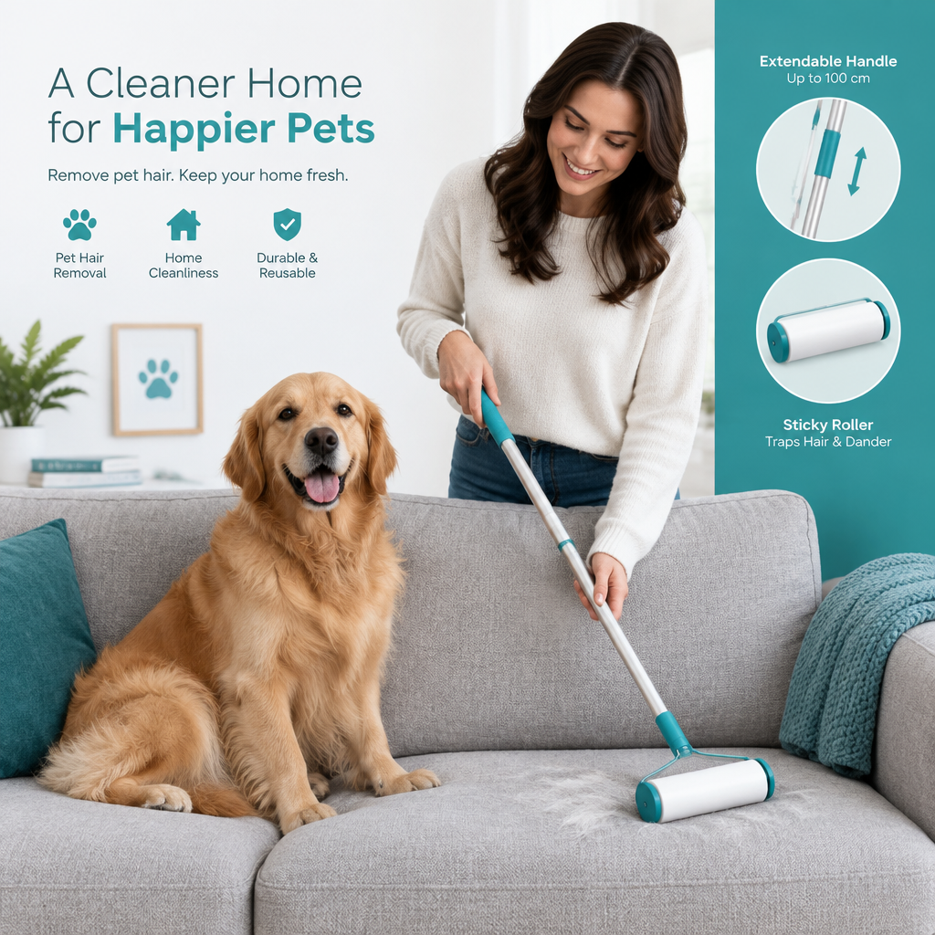 Extendable Lint Roller