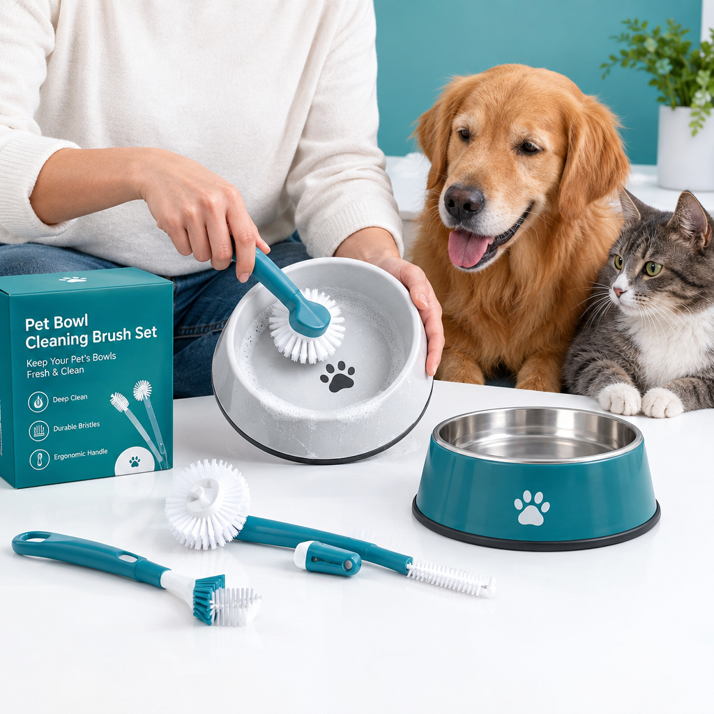 Food Bowl Cleaning Brush Set