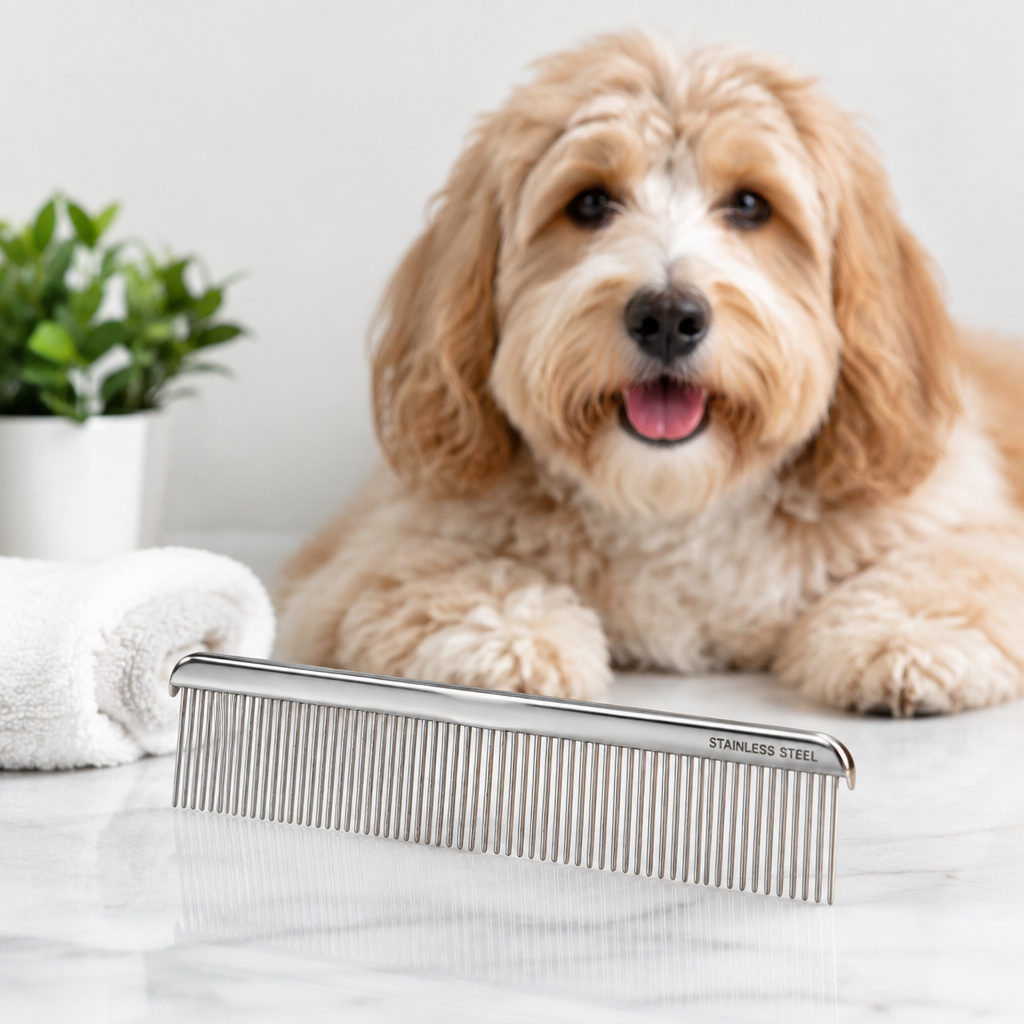 Glide Comb Stainless Grooming Comb