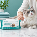 Hypoallergenic Pet Wipes 80-Pack