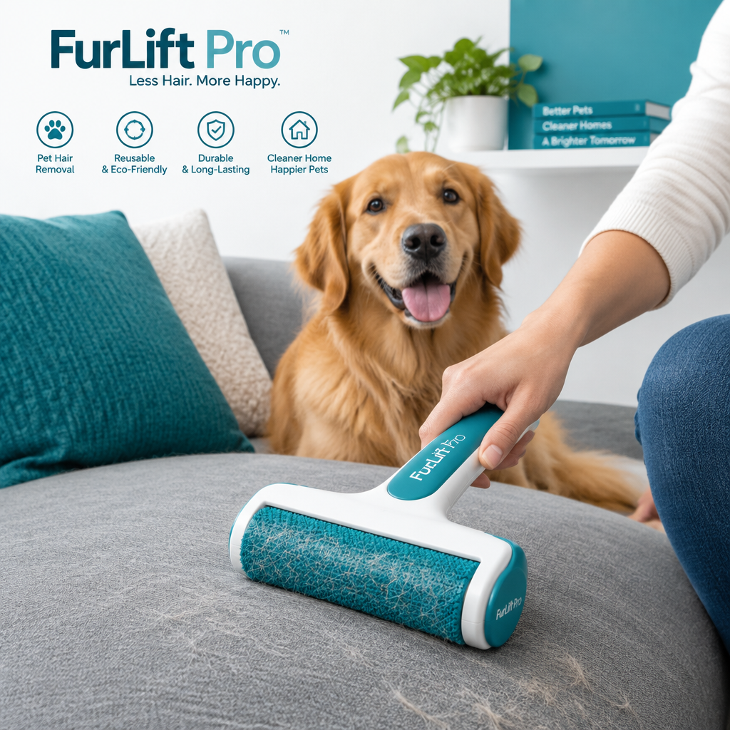 FurLift Pro – Reusable Pet Hair Remover