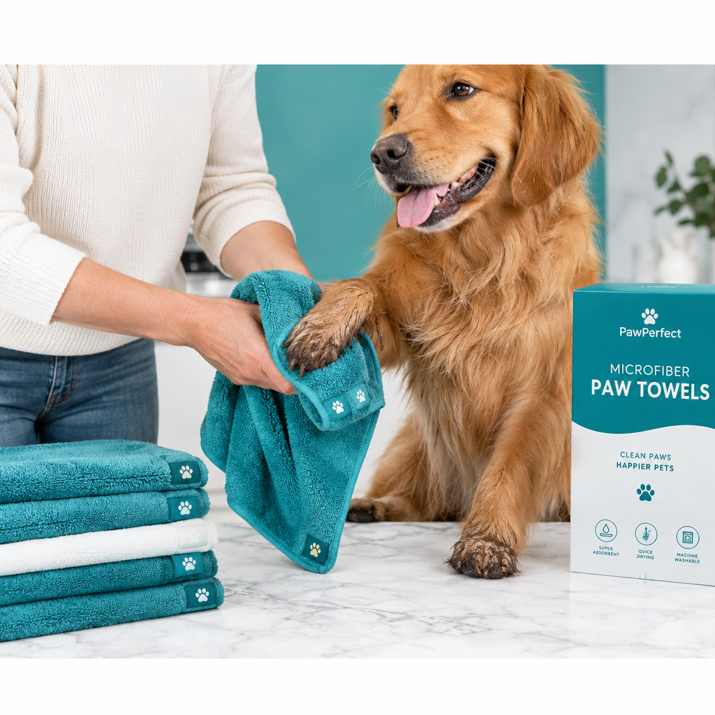Microfiber Paw Towel Set