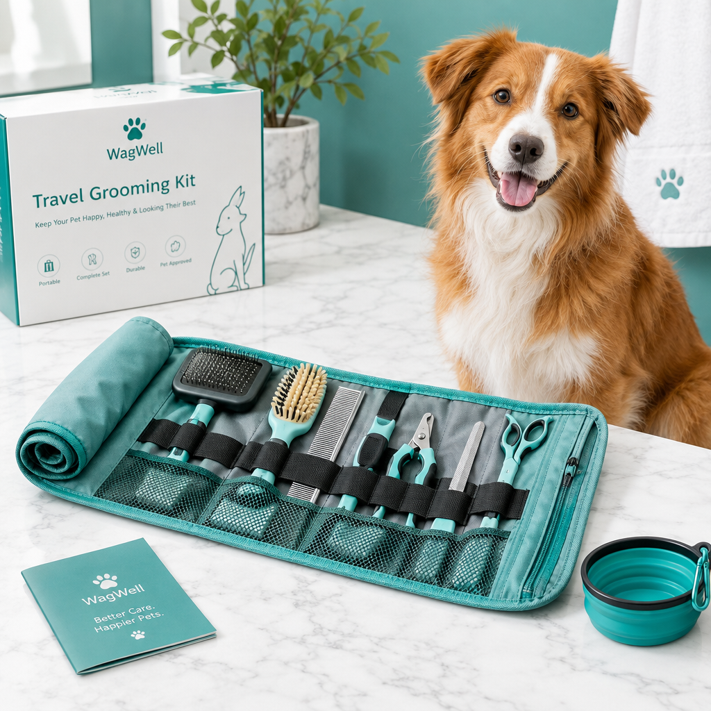 Roll-Up Travel Grooming Kit